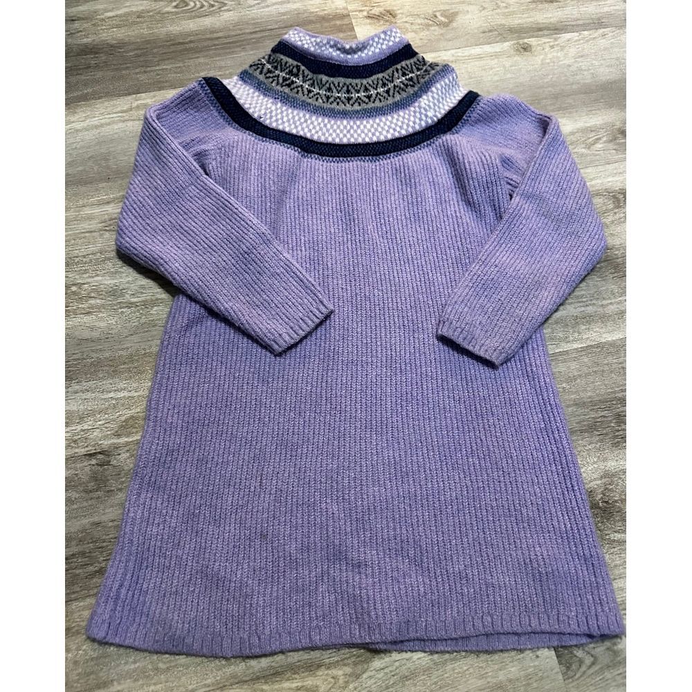 Free Assembly Girls Fair Isle Sweater Dress size 7/8